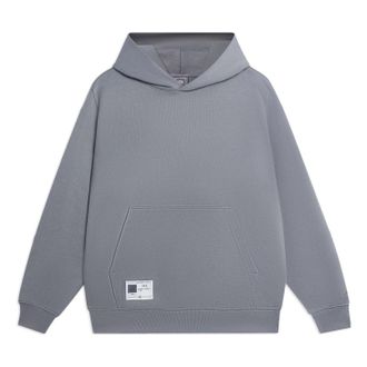Li-Ning Label Logo Hoodie Grey AWDSB15-9