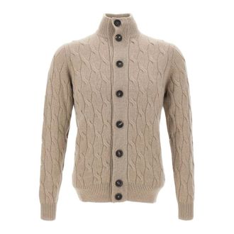 FILIPPO DE LAURENTIIS Heren, Truien, Beige, Maat: XL Wol