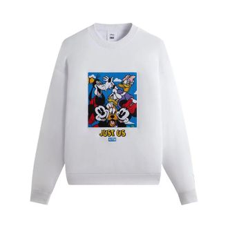 Kith x Mickey & Friends Family Portrait Vintage Crewneck White KHM031753-101
