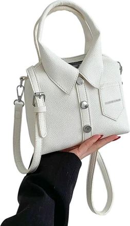 Generic NYSDM PU Square Compact Shoulder and Crossbody Bags Zipper Unique Design Hand Bags for Women Designer Style Bolso