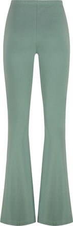 Sablyn Womens Bailey Flared Trousers Green Viscose