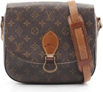 Louis Vuitton Pre-owned Cross Body Bags, female, Brown, Size: ONE SIZE Pre-owned Canvas shoulder-bags