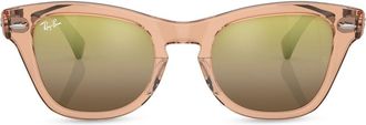 Ray-Ban square-frame gradient-lens sunglasses - unisex - Cellulose Propionate - 53 - Brown