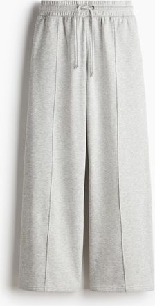 H&M Weite Sweathose mit Biesennaht - Grau
