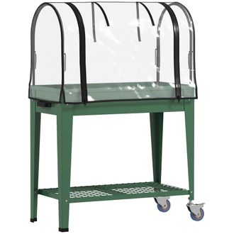 OUTSUNNY Mesa de cultivo 80x40x120 cm verde