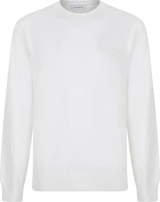 Givenchy Trui met ronde hals - Heren - Ronde hals truien - Beige - M - Truien & Vesten