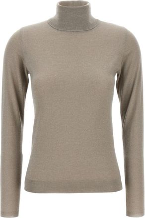 Brunello Cucinelli Grey Turtle Neck Sweater
