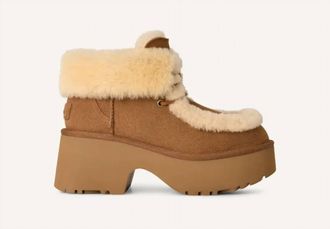 UGG Womens Esmee Lace Up Classic Boot In Chestnut