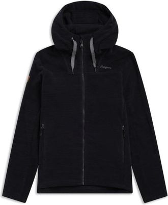 Bergans Hareid Fleece Hood Jacket Fleecejacke f&uuml;r Herren | schwarz