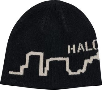 Halo Logo Beanie M&uuml;tze - Unisex | schwarz