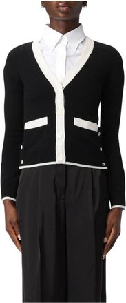 Thom Browne Dames, Truien, Zwart, Maat: XS