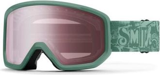 Smith Transfer Low Bridge Snow Goggles in Cactus Zine /Ignitor Mirror at Nordstrom