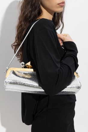 Jacquemus Shoulder Bag La Pochette Salon, Womens, Silver