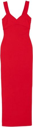 Solace London Red Nalani V-neck Maxi Dress