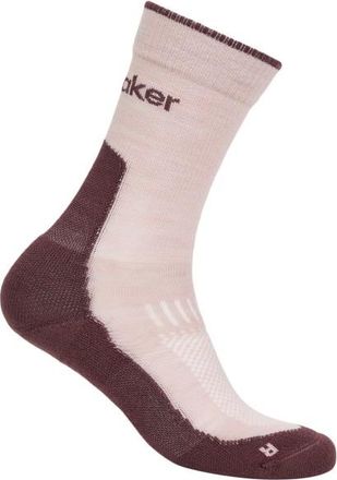 Icebreaker Merino Hike+ Light Crew Wandersocken f&uuml;r Damen | rosa