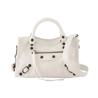 Balenciaga Handbags, female, White, Size: ONE SIZE Le City Mini Purse