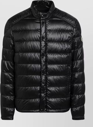 Moncler short padded jacket high collar