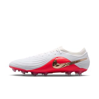 Nike Mens Tiempo Maestro Elite Artificial-Grass Low-Top Soccer Cleats in White | IB4469-100