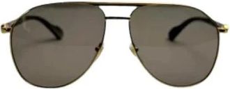 Gucci Pre-owned Aviator Zonnebril - Dames - Vintage Accessoires - Grijs - ONE Size - Vintage