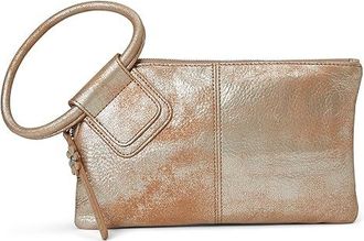 Hobo Sable Wristlet Womens Wallet Saddle Stardust, Leather
