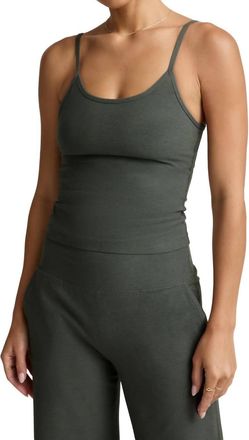 Beyond Yoga Spacedye Forever Tank Top In Dusty Forest Heather