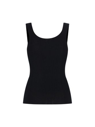 6397 Womens Top Black Mercerized Wool
