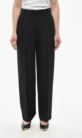 The Row Pantaloni LILAS in Misto Lana a 2 Pinces The Row