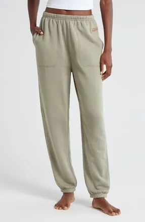 Lunya Silksweats Reversible Pajama Joggers in Shaded Olive at Nordstrom Rack, Size X-Large