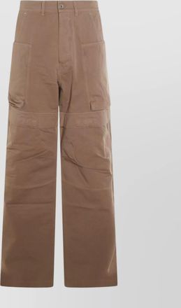 Rick Owens high waist straight leg trousers with pockets