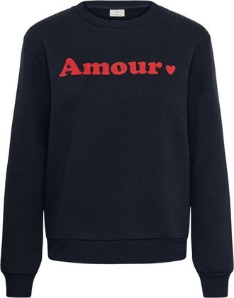 Kaffe Felpe & Felpe con cappuccio - - Sweatshirts & Hoodies - Donna - Blu - XL