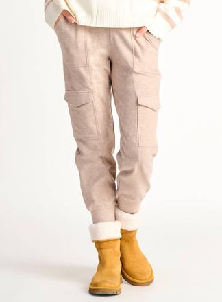 Dex Clothing Soft Cargo Jogger In Oatmeal