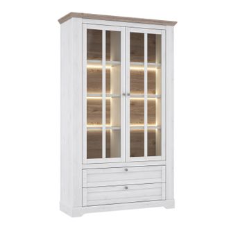 Furniture To Go Iloppa Display Cabinet in White