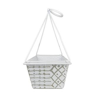 Foreside Home And Garden Multi Pattern Metal Caddy in White at Nordstrom