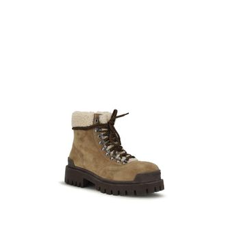 Balenciaga Combat Strike Boot - Beige