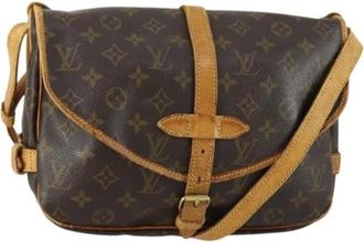 Louis Vuitton Pre-owned Cross Body Bag - Dames - Vintage Schoudertas - Bruin - ONE Size - Vintage