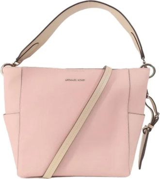 Michael Kors Pre-owned Shoulder Bags, female, Pink, Size: ONE SIZE Pre-owned Plastic totes