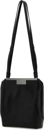 Max Mara Womens Black Leather Mmsummer Shoulder Bag Nero Borse A Tracolla