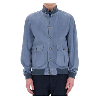 Valstar ino Suede Bomber - Heren - Bomber jackets - Blauw - XL - Su&egrave;de - Jassen