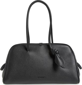 Jacquemus Le Turismo Leather Bowling Bag in Black at Nordstrom