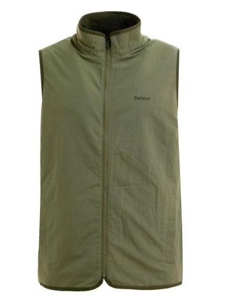 Barbour zip-up fleece gilet - men - Fabric - S - Green
