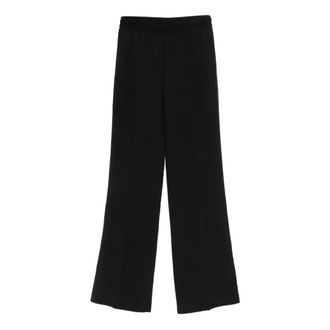 Ermanno Scervino Wide Trousers, female, Black, Size: XS Mf099 Nero Pantalone