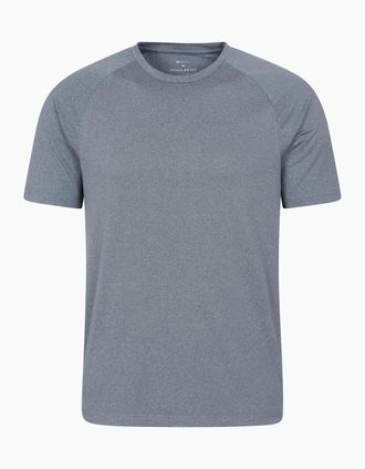 Mountain Warehouse Mens Mountain Warehouse Mens Agra Melange T-Shirt - Navy - Size: 40