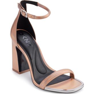 DKNY Waylin Ankle Strap Sandal in Rose Gold at Nordstrom Rack, Size 7.5