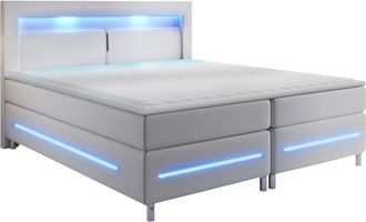 Mirjan24 Mobilier1 - Cama Continental Nashville 109, Blando 10, Continental, Doble, 160x200, Cuero Ecol&oacute;gico, Somieres, 160x210x115cm, Led