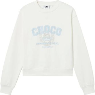 Chocoolate Felpa con stampa logo - Toni neutri