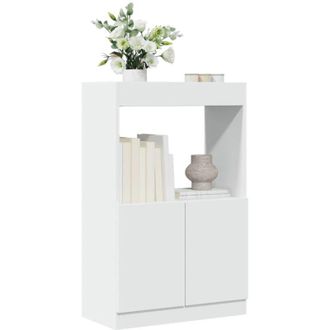 vidaXL Highboard White 63x33x100 cm Engineered Wood Vidaxl