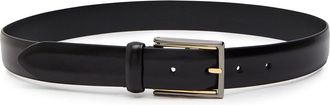 Anderson's Glossed Leather Belt - Black - 90 (UK14/ L)
