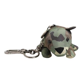Dolce & Gabbana Keyrings, unisex, Multicolor, Size: ONE SIZE Camouflage Animal Silhouette Keychain Keyring