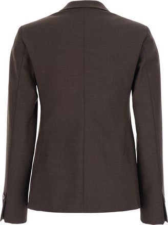 Merci Tech Fabric Blazer - Brown