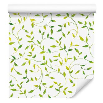 OEM Carta Da Parati Con Piccole E Delicate Foglie Per Soggiorno E Camera Da Letto, 50x1000 Cm
